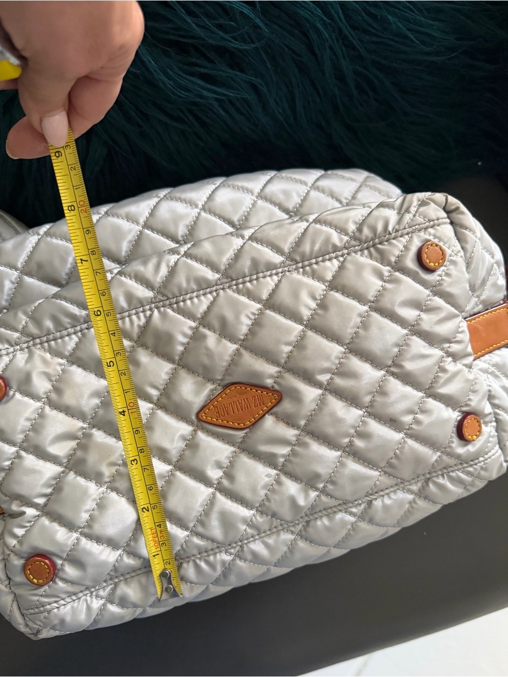MZ Wallace Gray Medium Tote Bag - Picture 9 of 17
